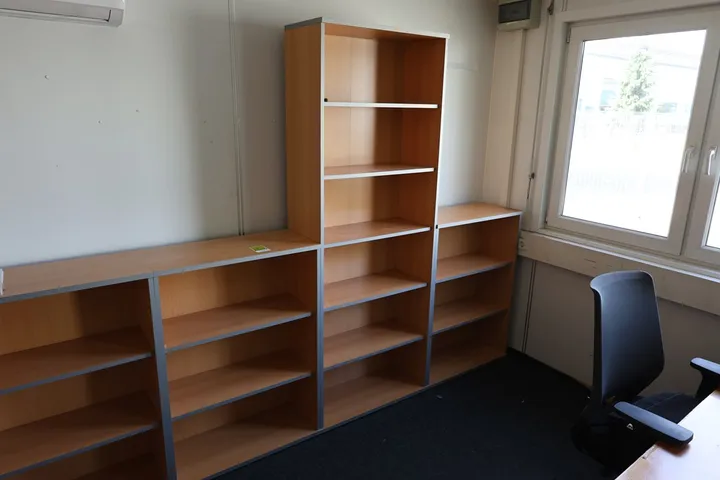 3-teilig Büroschränke Maße: 80 x 36 x 112 / 80 x 36 x 218 cm